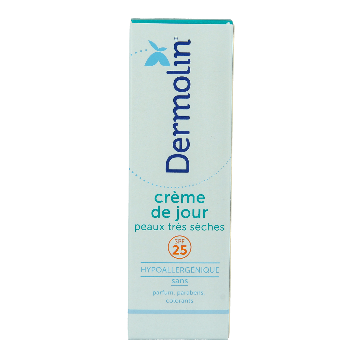 Dermolin Dagcreme voor zeer droge huid, gezichtsverzorging in 50 ml tube, hydraterende huidcrème voor droge huid