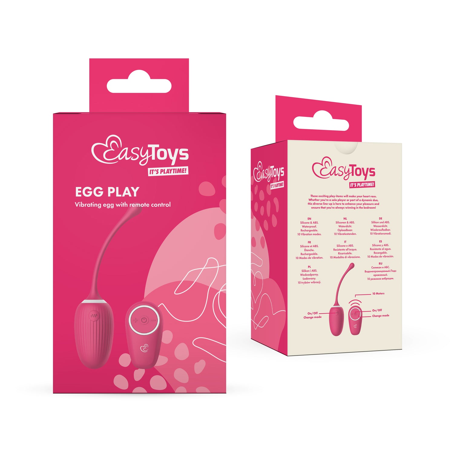 EasyToys Egg vibrating sex toy, small and discreet, designed for intimate pleasure, shown in the image.