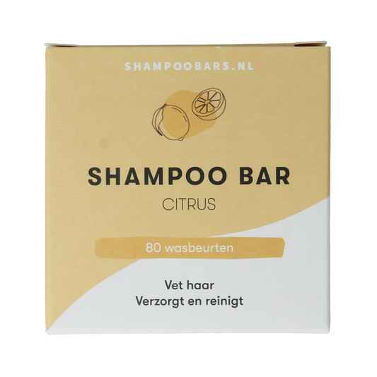 Shampoobars citrus shampoo bar for hair care, 60g, natural hair cleansing product from Shampoobars brand.
