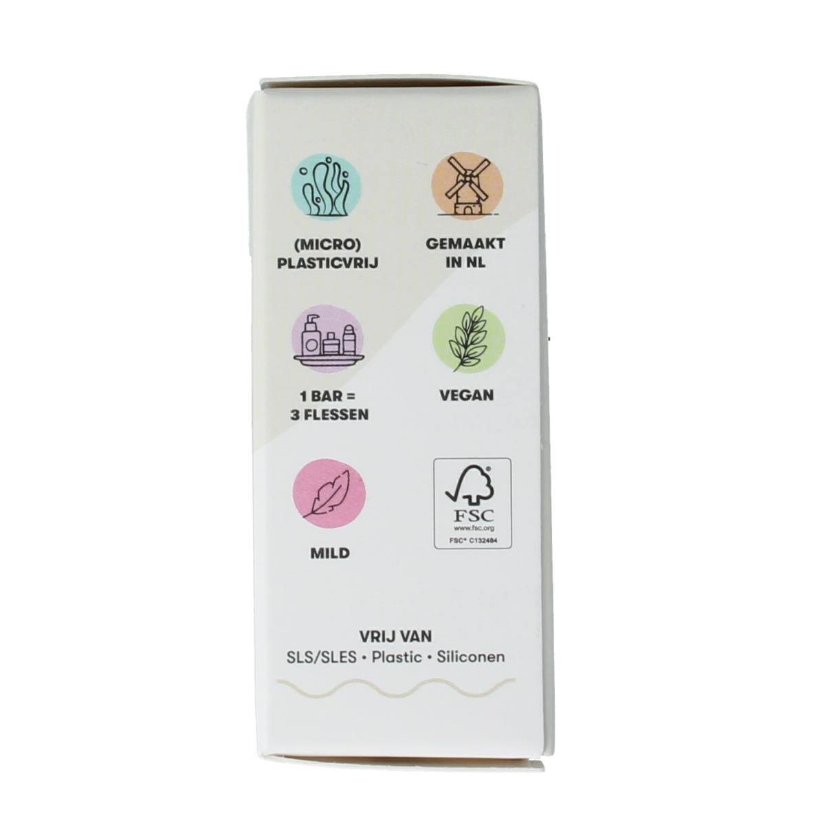 Shampoobars conditioner bar kokos, 45g, natural hair care product with a coconut scent and sleek packaging.