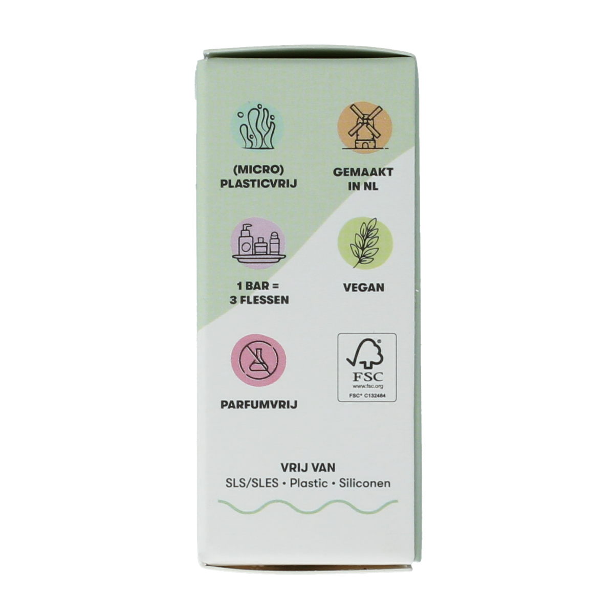 Shampoobars eucalyptus and tea tree shampoo bar in a 60g package, natural hair care product from Shampoobars.