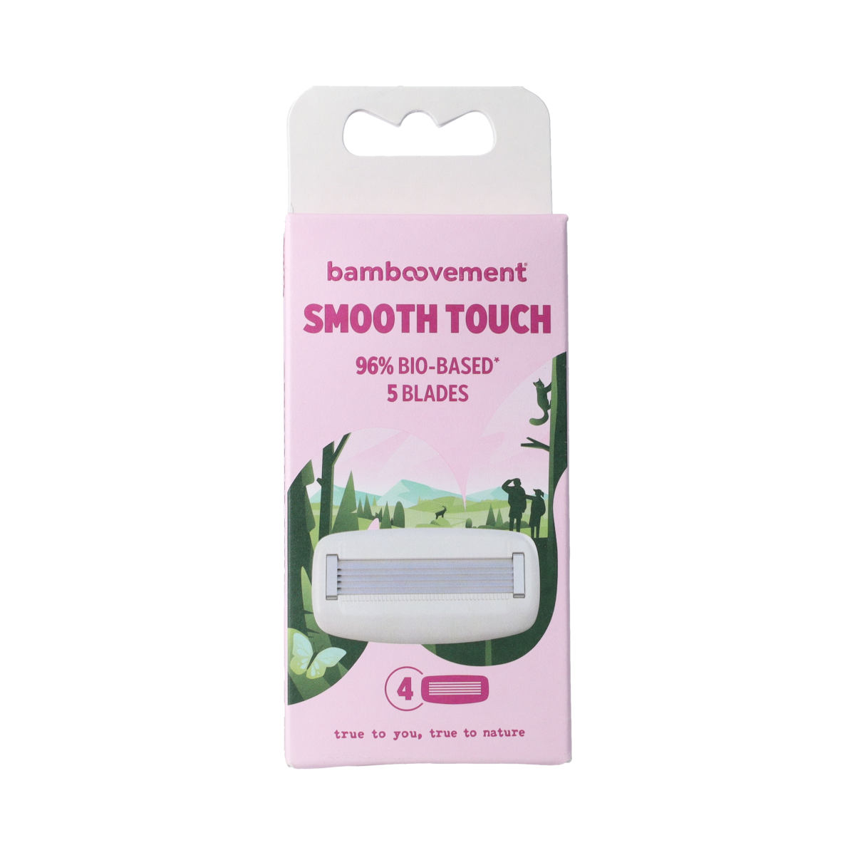 Bamboovement Smooth Touch Scheermes - 4 navullingen 4.00 Stuks