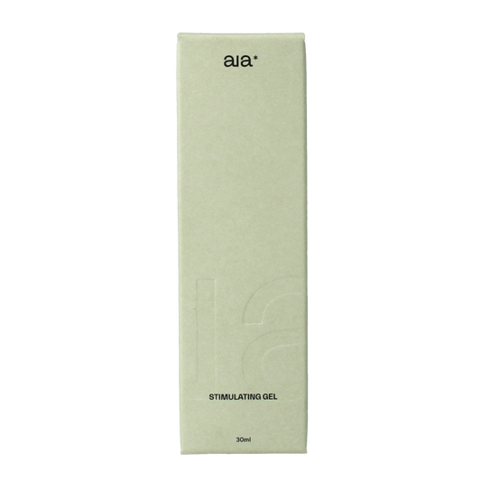 Aia Stimulerende gel in 30ml tube, a sex lubricant from Aia* with clear packaging and the gel visible inside.