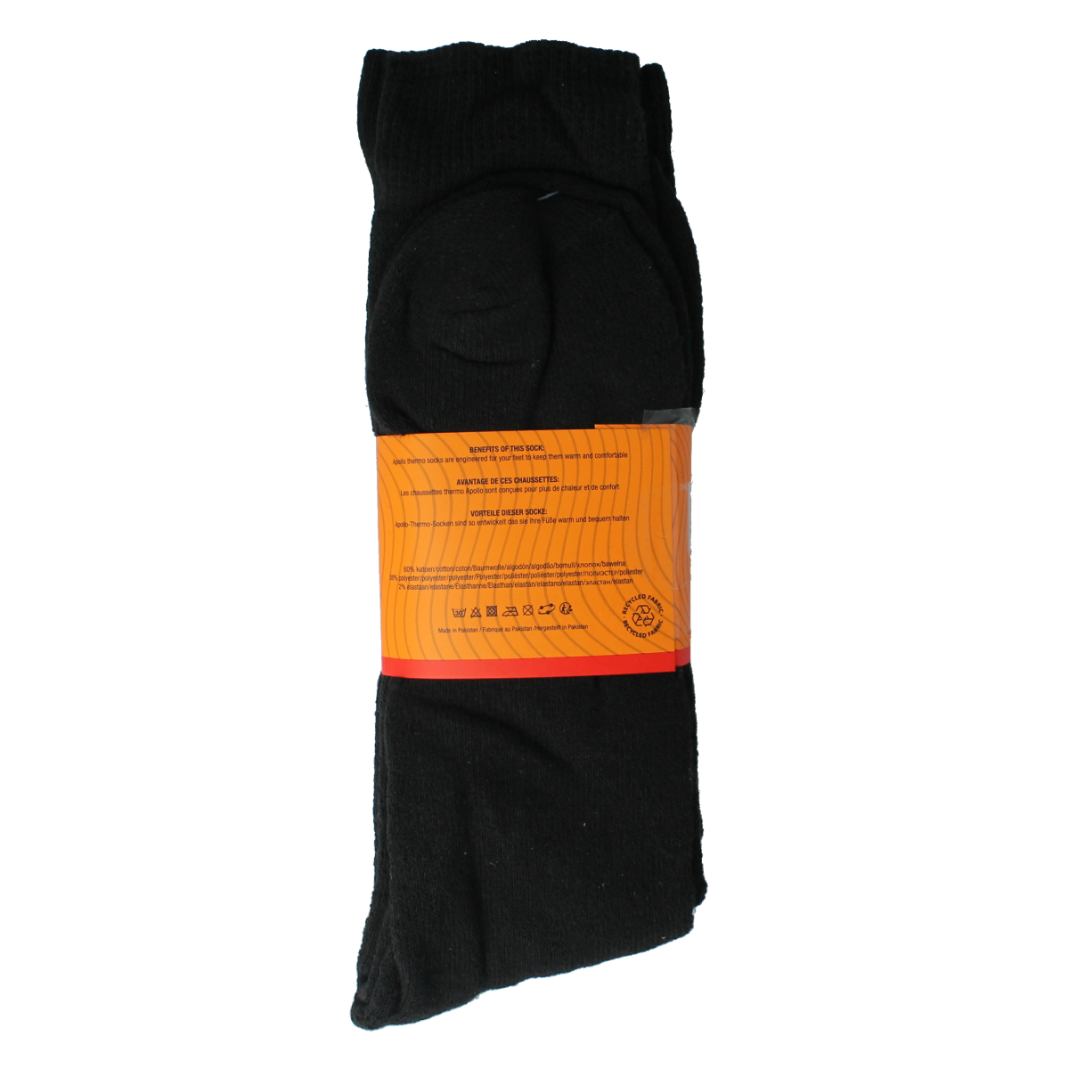 Naproz Thermosok 46-48 donker, a pair of dark-colored socks and pantyhose, featuring comfortable, durable knit fabric.