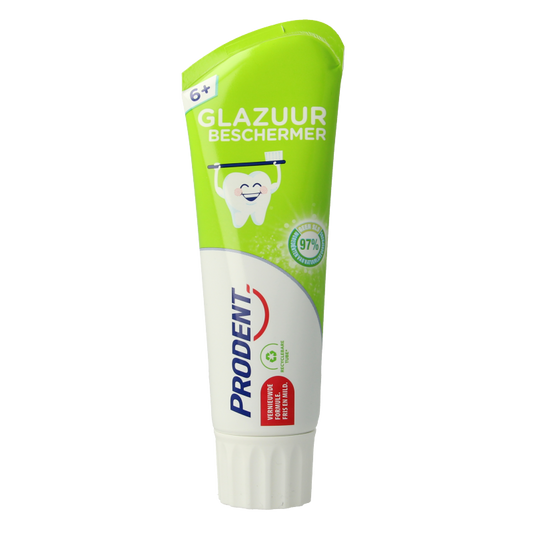Prodent toothpaste for enamel protection for ages 5-12, 75ml, showing the toothpaste tube with blue and white packaging