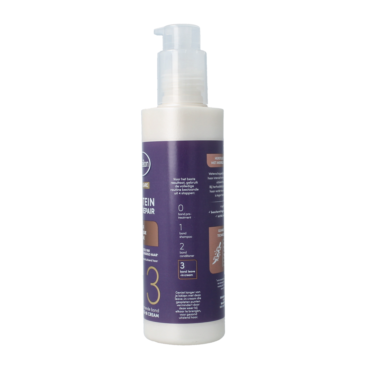 Andrelon Leave-in Pro Care Protein Plex Repair hair treatment in 200ml bottle, smooth and strengthen hair care product.