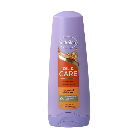 Andrelon Conditioner Oil & Care for hair, 200ml bottle, nourishing hair care product with oil and care ingredients