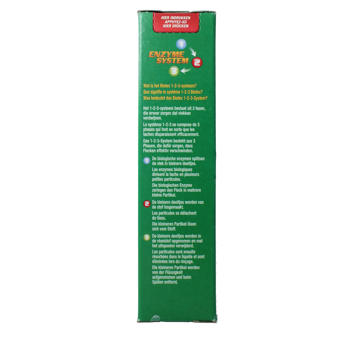 Biotex Waspoeder was- en inweek wasmiddelen, 720g box, white powder for laundry cleaning and freshness