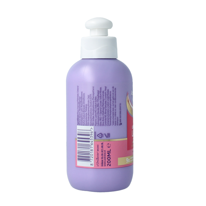 Andrelon Leave-in Creme Levendig Lang 200ml, Haarverzorging with hydrating formula for long, lively hair.