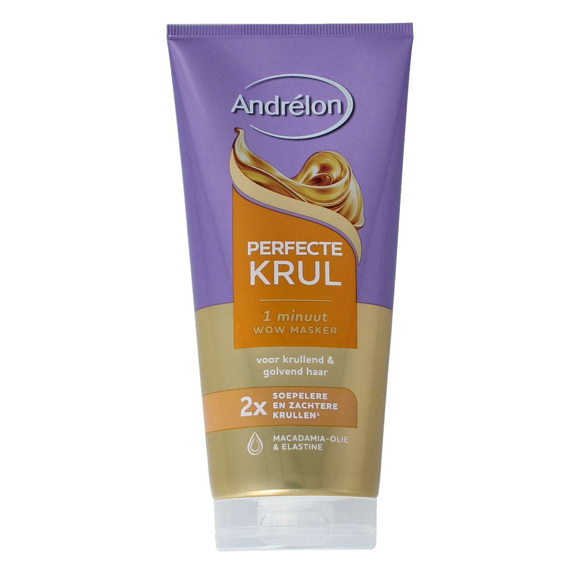 Andrelon 1-Minute Perfect Curl Hair Mask in 180ml bottle for defining and nourishing curly hair.