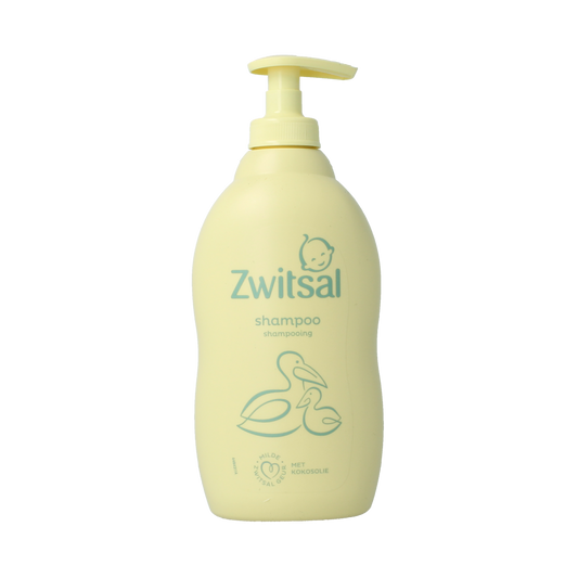 Switzal Baby Shampoo 400ml bottle with gentle formula for baby and toddler hair care, featuring soft packaging and label.