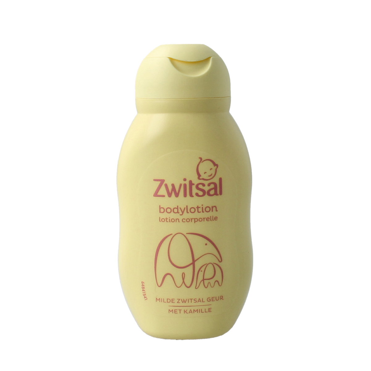 Mini Zwitsal baby body lotion bottle, 75ml, gentle skincare for infants and toddlers in a compact packaging