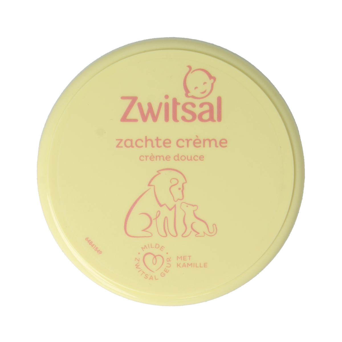 Baby Zwitsal Zachte crème in a 200ml pot, gentle moisturizer for delicate skin, part of Zwitsal baby and toddler care products.