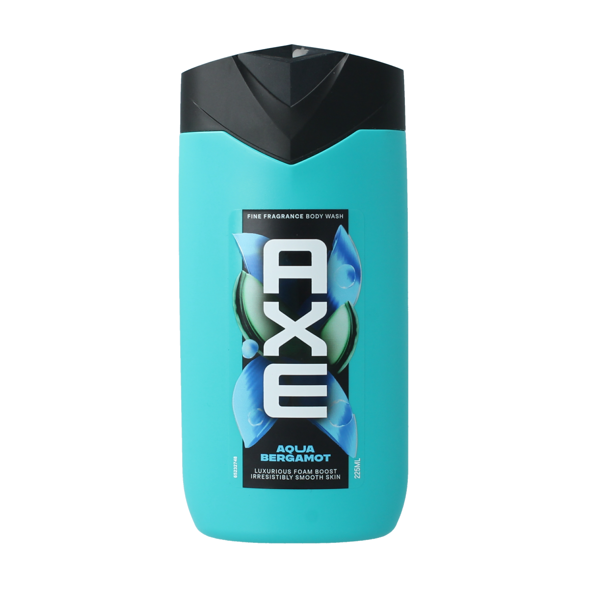 AXE Axe Fine Fragrance Aqua Bergamot shower gel in 225ml bottle, featuring a sleek design and fresh bergamot scent.