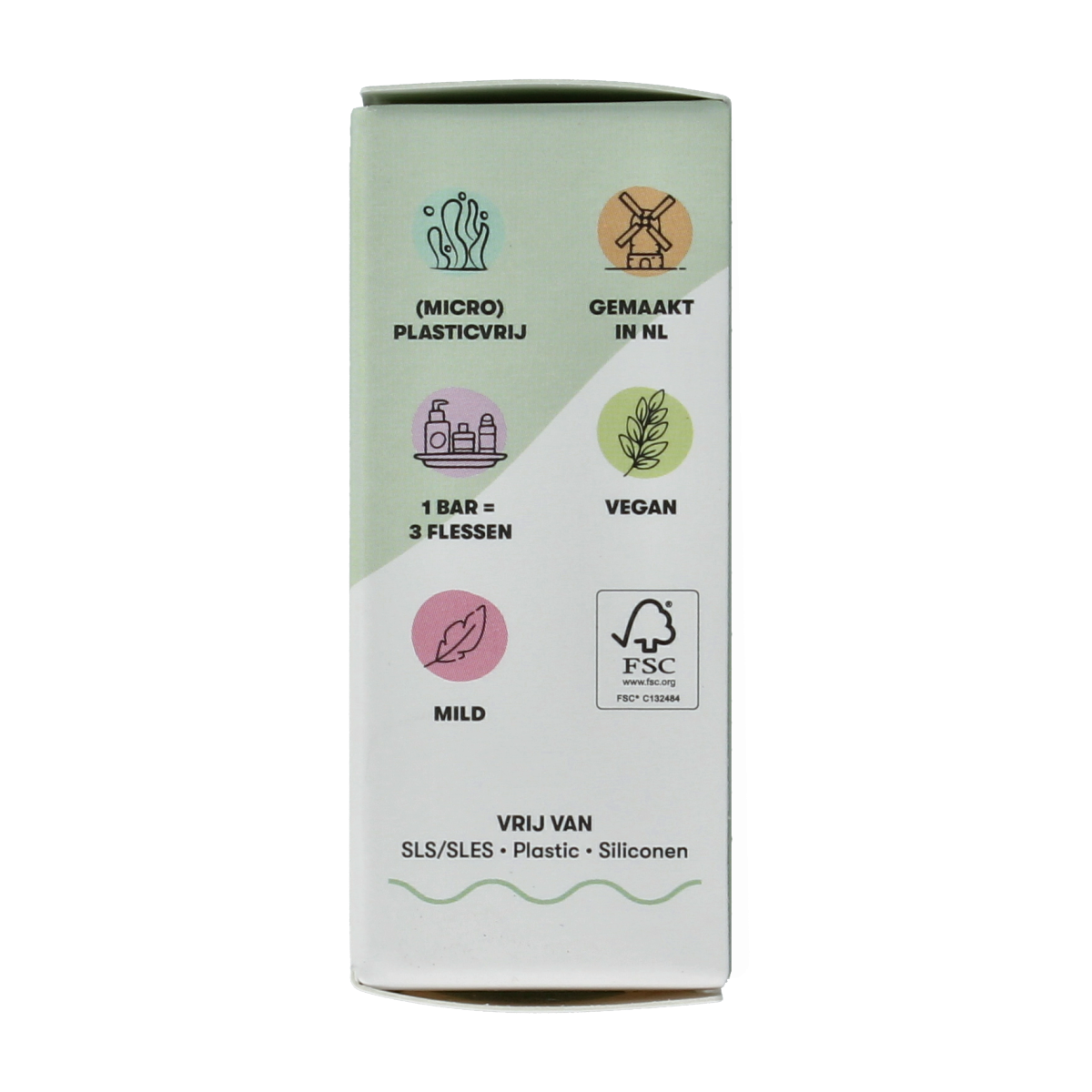Shampoobars eucalyptus and tea tree body bar, 60g, natural skincare product for cleansing and refreshing skin.