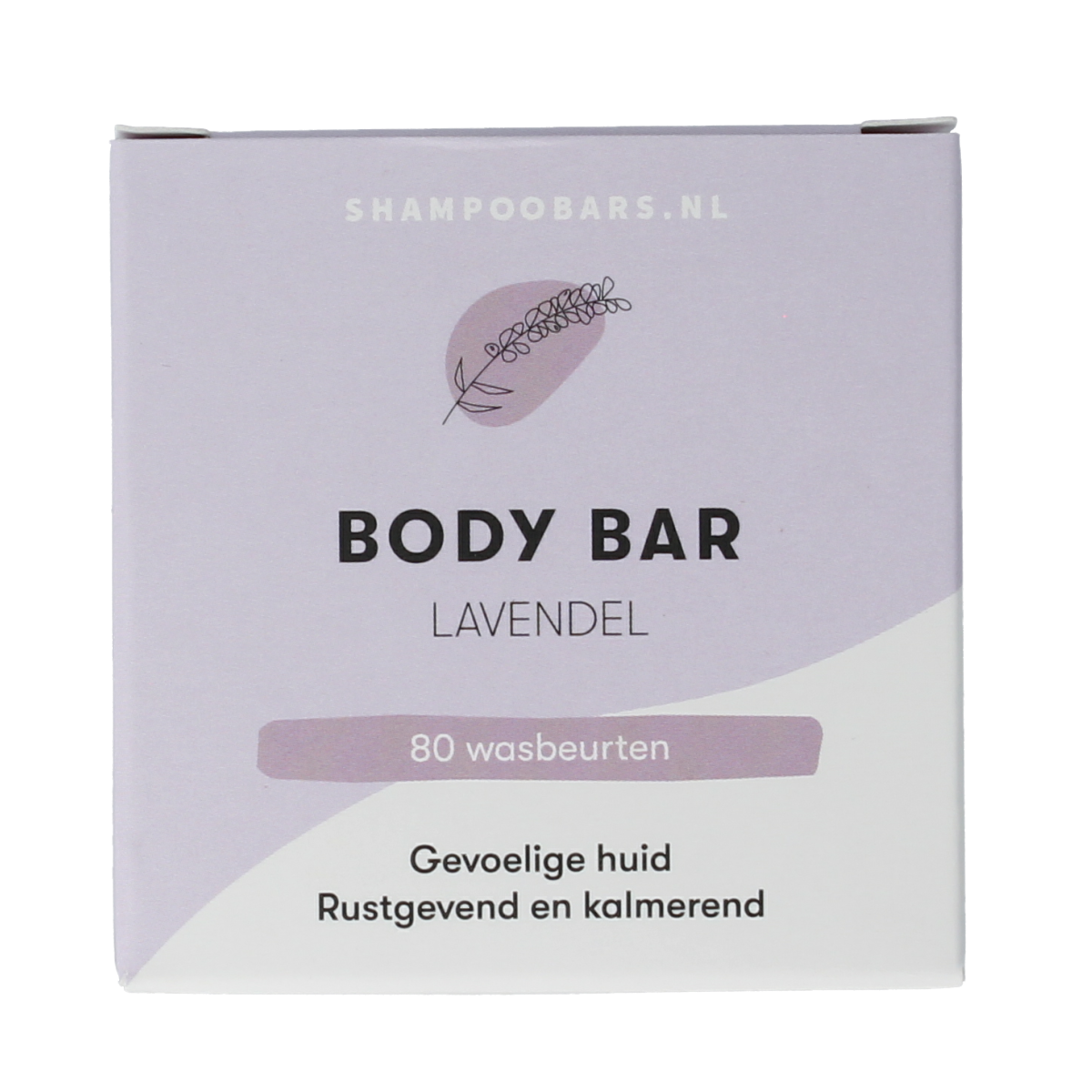 Lavender Shampoobars body bar in a 60g package, natural body care product with lavender scent, ideal for nourishing skin.