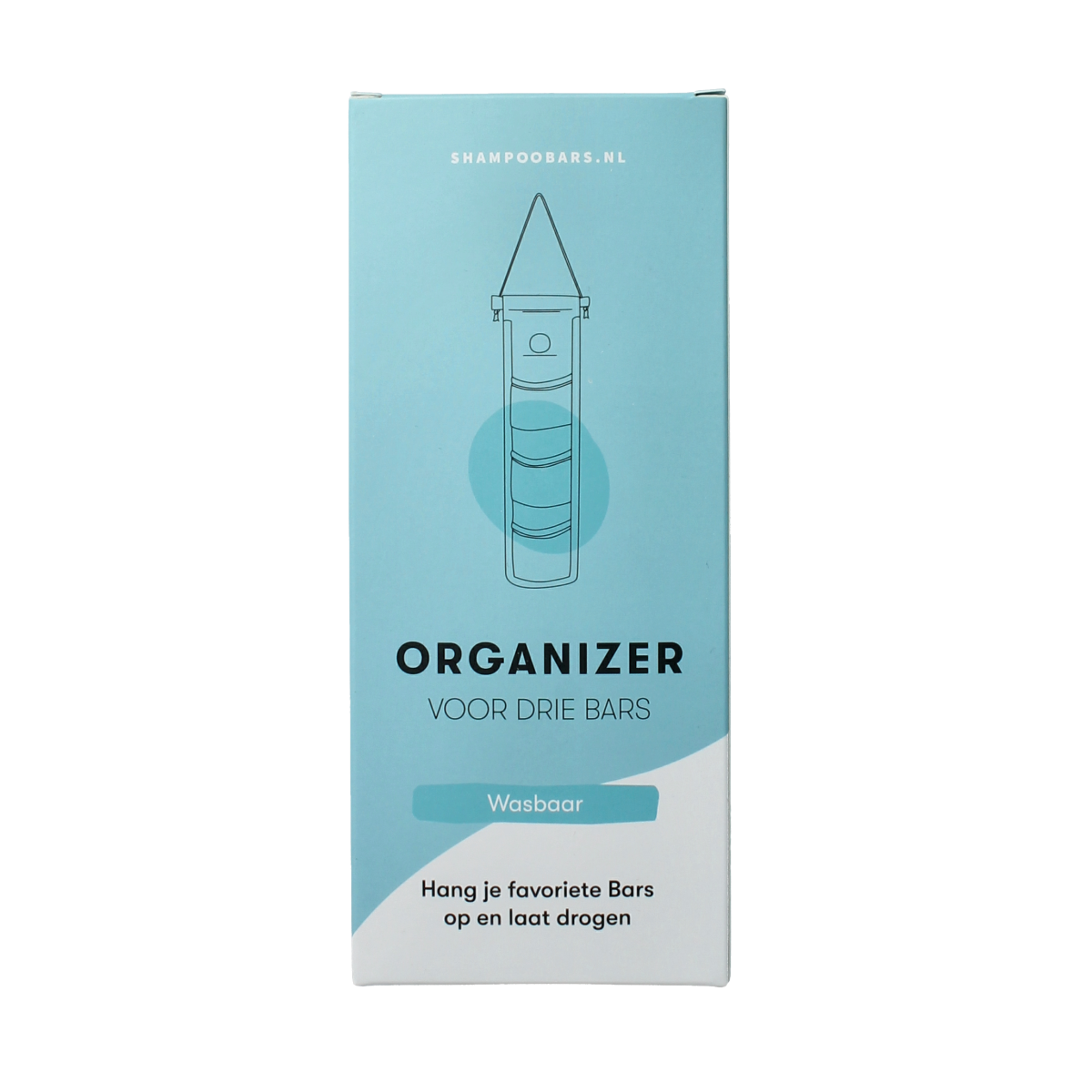 Shampoobars bar organizer for 3 bars, bathroom and toilet storage, made by Shampoobars, featuring a sleek, functional design.