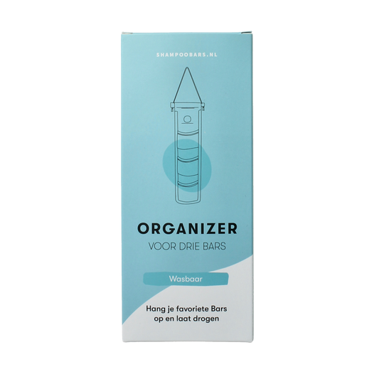 Shampoobars bar organizer for 3 bars, bathroom and toilet storage, made by Shampoobars, featuring a sleek, functional design.