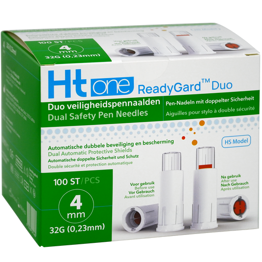 HT One Ht One READYGARD DUO veiligheidspennaald 32G 4mm 100.00 Stuks