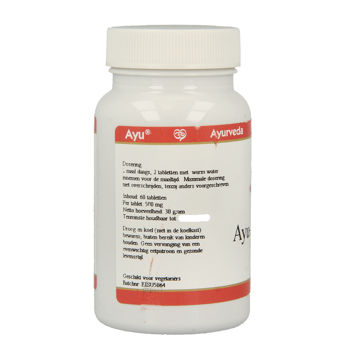 Ayurveda BR Ayu-ashwa-shilajit herbal supplement tablets, natural Ayurvedic kruidenpreparaten with 60 tablets.