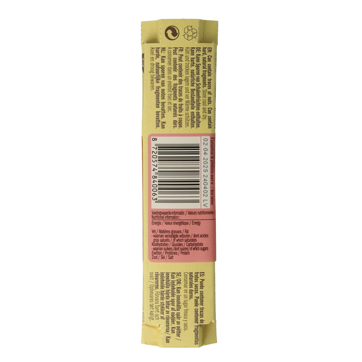 Lovechock Love hibiscus cacao nibs chocolate bar showing the packaging and product details.