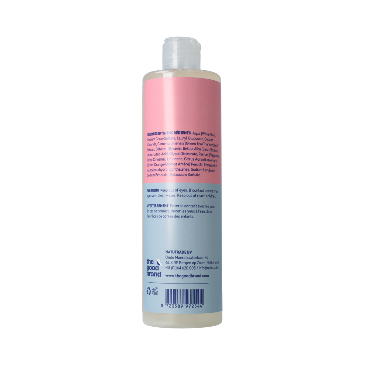 The Good Brand Green Tea - Birch- Betaine Shower Cream 400.00 Milliliter