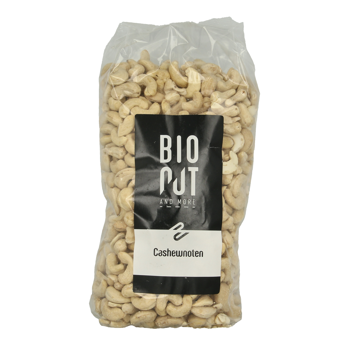 Bionut organic unsalted cashew nuts in a 1kg bag, healthy snack and natural nut option, shown in the product image.