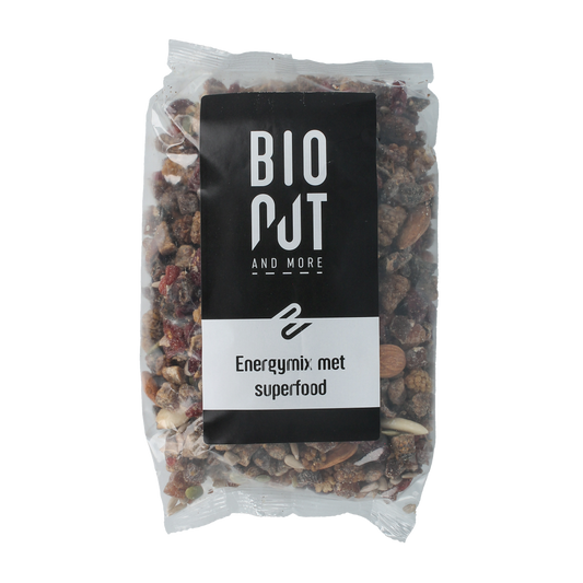 Bionut Energymix superfood bio in 500g package, raw superfoods blend with nutritious organic ingredients, natural health supplement