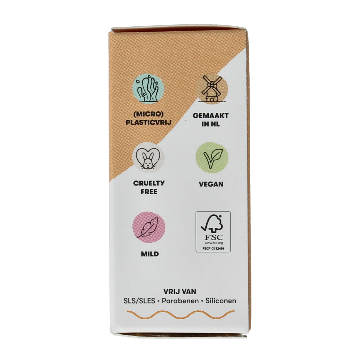 Shampoobars Mango & Papaya body scrub bar, 60g, natural Lichaamsverzorging with fresh fruit ingredients and exfoliating texture.