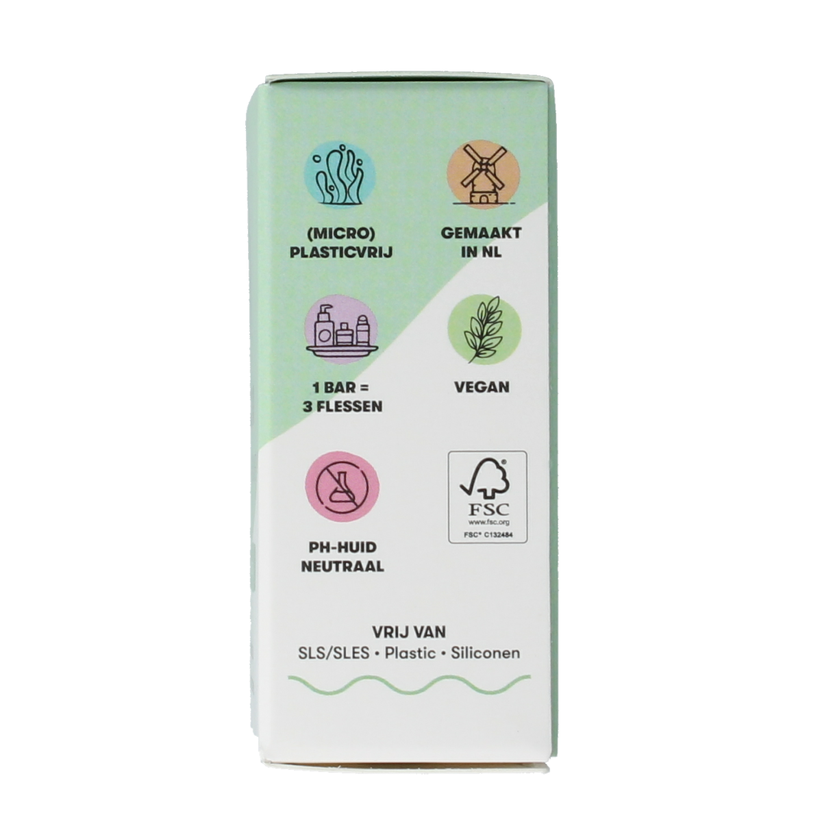 Shampoobars face bar with aloe vera and cucumber, 60g, natural facial cleansing soap in a clear wrapper with fresh ingredients visible.