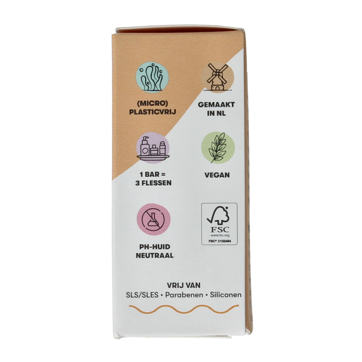 Shampoobars face bar with mango and papaya, 60g, natural skincare product for facial cleansing and nourishment.