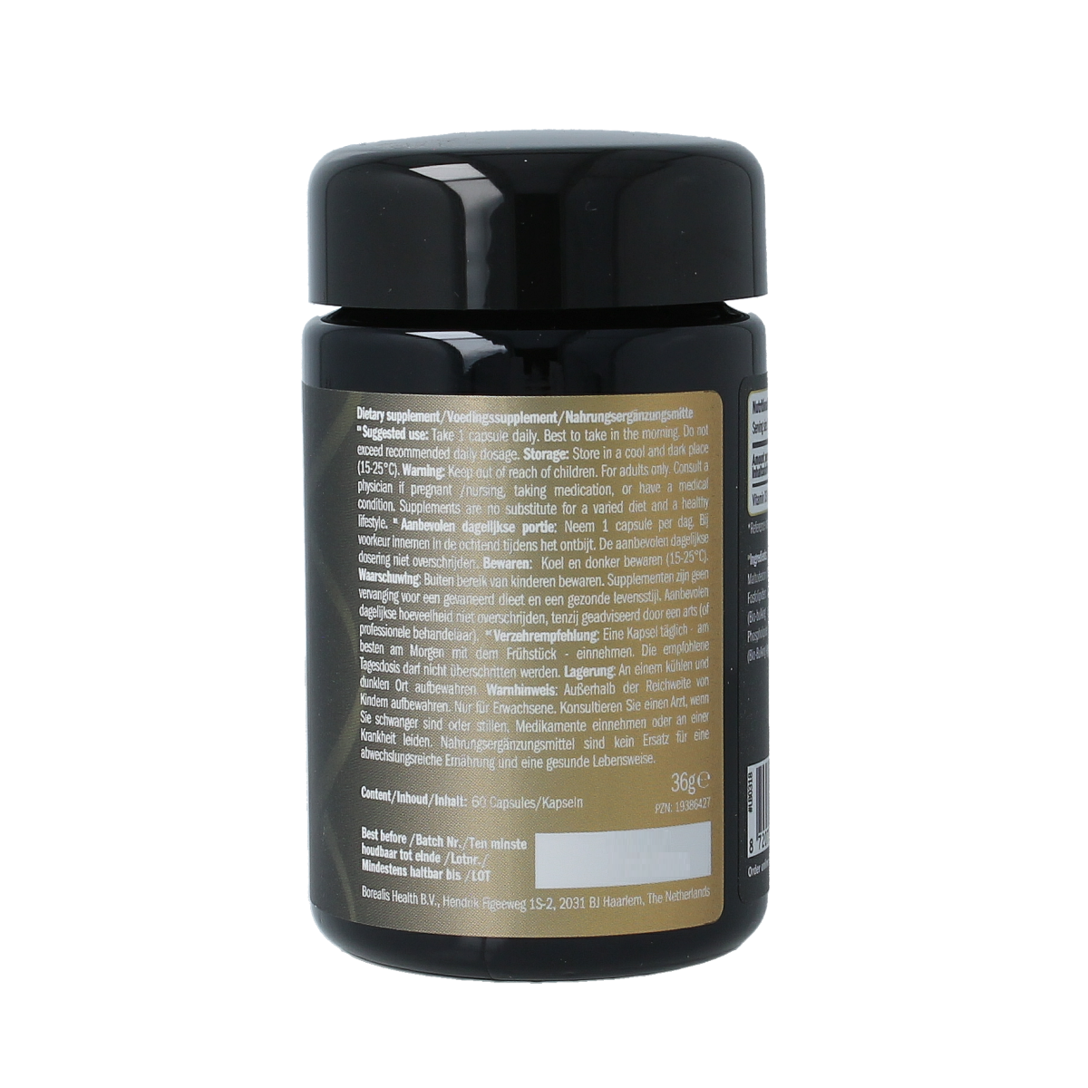 Purovitalis Liposomal Vitamin D3 vegetarian capsules in a bottle, dietary supplement for immune health and bone support