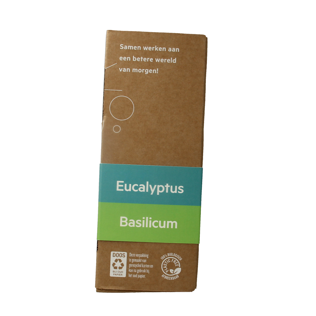 The Green Lab Co Handzeep premium starterset with eucalyptus and basilicum, featuring hand care products in a sleek packaging.