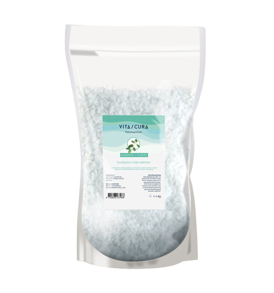 Vitacura Magnesium zout flakes eucalyptus 1.00 Kilogram