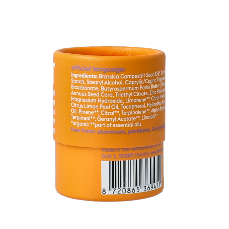 Lekker Company Deodorant refill with fun scent, 40 grams, in a sleek container, suitable for everyday freshness and odor protection.