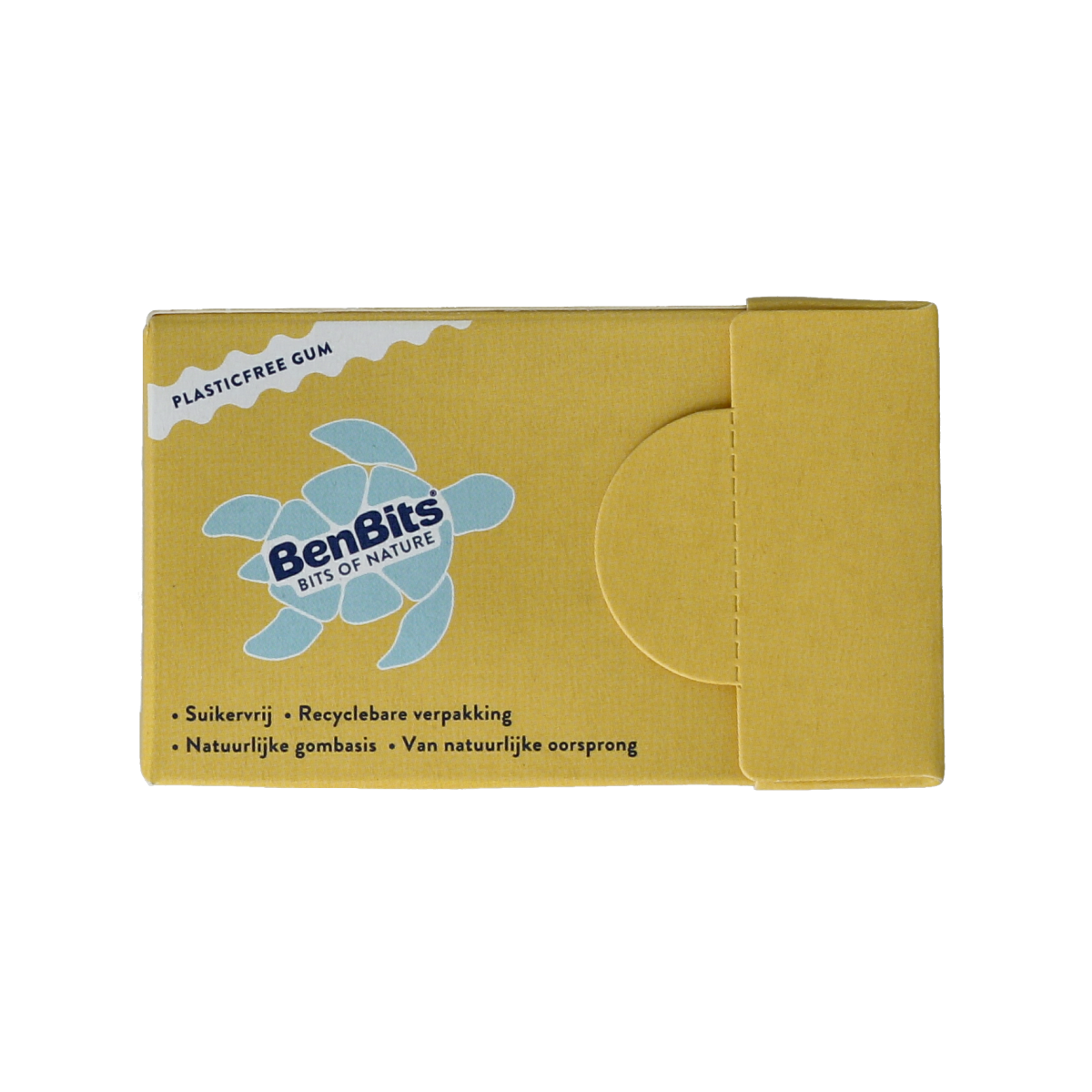 BenBits Kauwgom spearmint in 18g package, fresh spearmint-flavored chewing gum from BenBits, shown in the image.