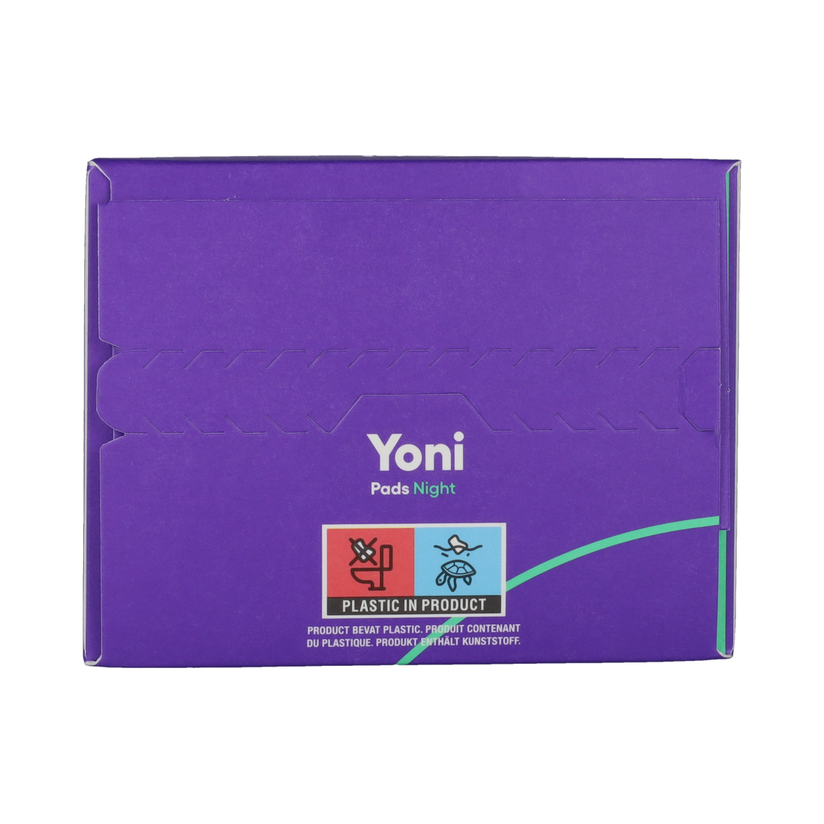 Yoni night panty liners pack of 7, soft women’s menstrual protection for overnight use, discreet and comfortable.