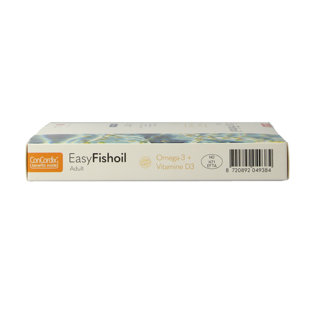 EasyVit Easyfishoil adult gummies, Vetzuren supplement with 30 soft chews, omega-3 fish oil for overall health.