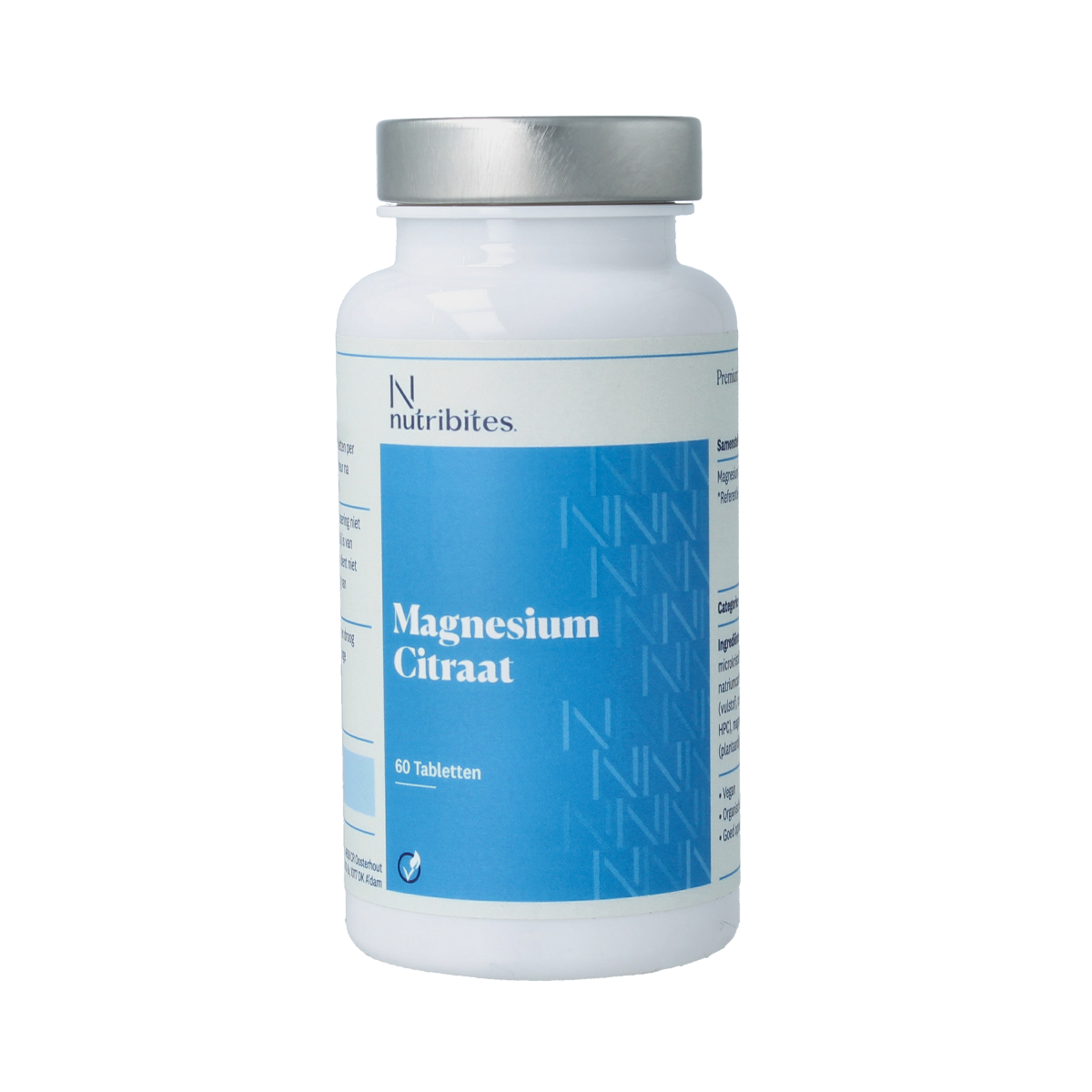 Nutribites Magnesium citraat 60.00 Tabletten