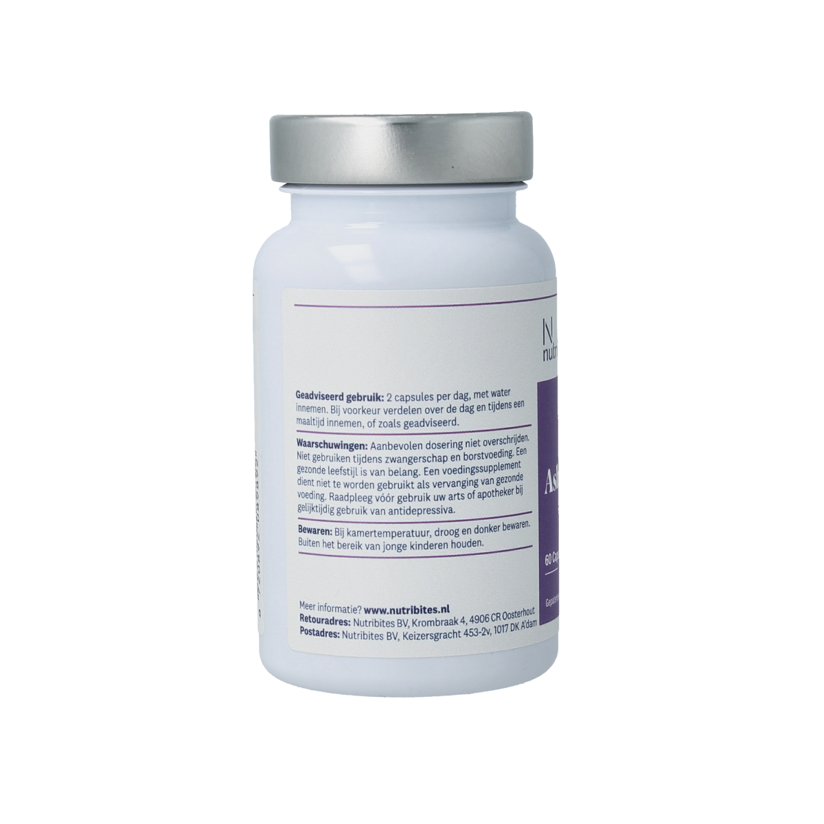 Nutribites Ashwagandha 60.00 Capsules