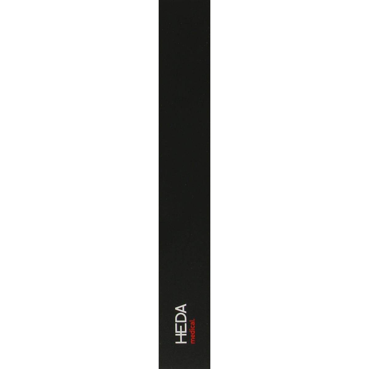 HEDA Luxe thermometer measuring temperature in 10 seconds, displayed on a white background, showing digital screen and sleek design.