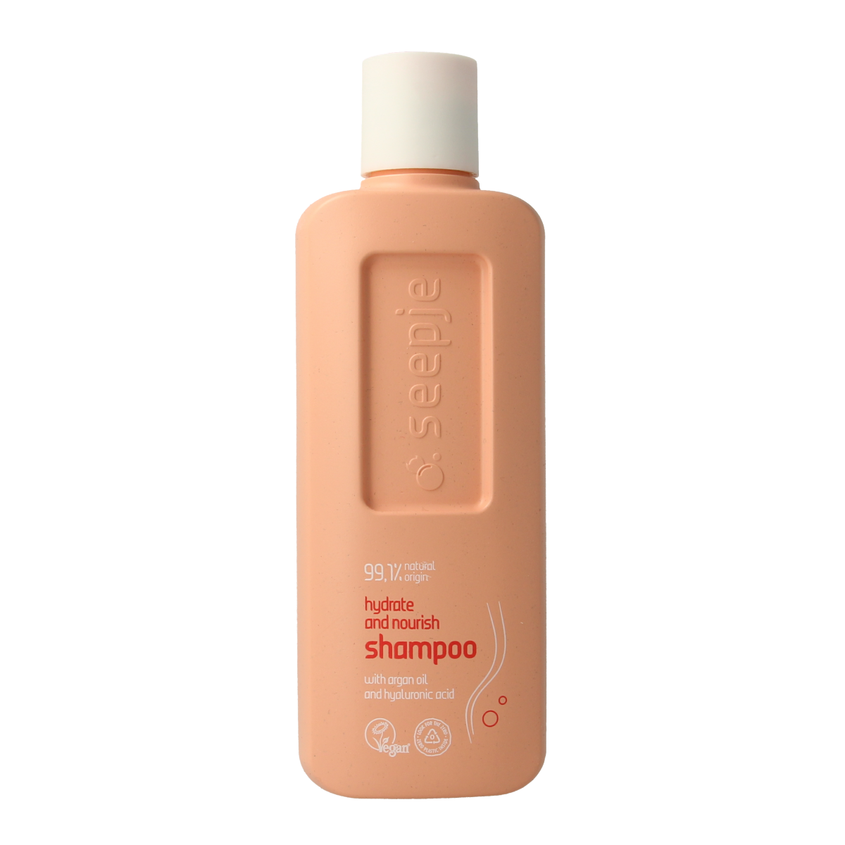 Seepje Hydrate and Nourish Shampoo bottle, 300ml, for hair care, with natural ingredients and eco-friendly packaging.