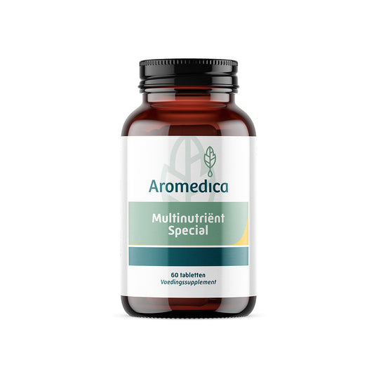 Aromedica Multinutrient special multivitamin tablets in a blister pack, designed for daily nutritional support.