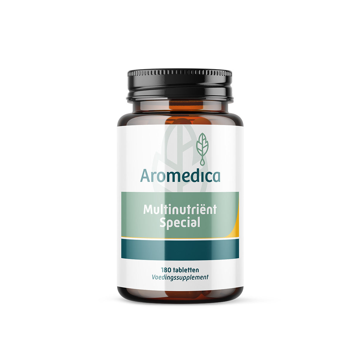 Aromedica Mineralen Multi Multinutrient tablets in a bottle, dietary supplement for daily mineral and nutrient support.