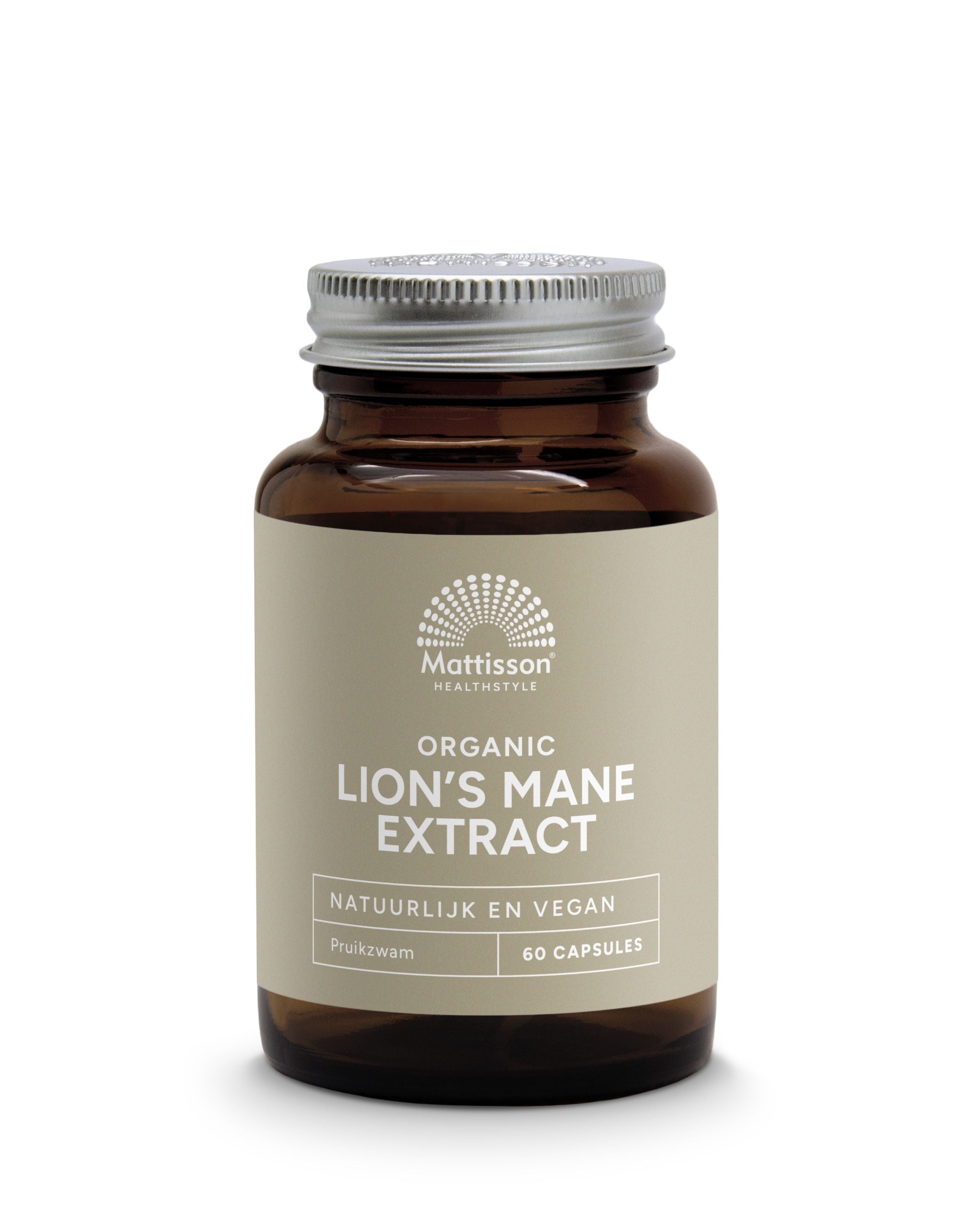 Mattisson Lion's mane extract 500mg bio 60.00 Capsules
