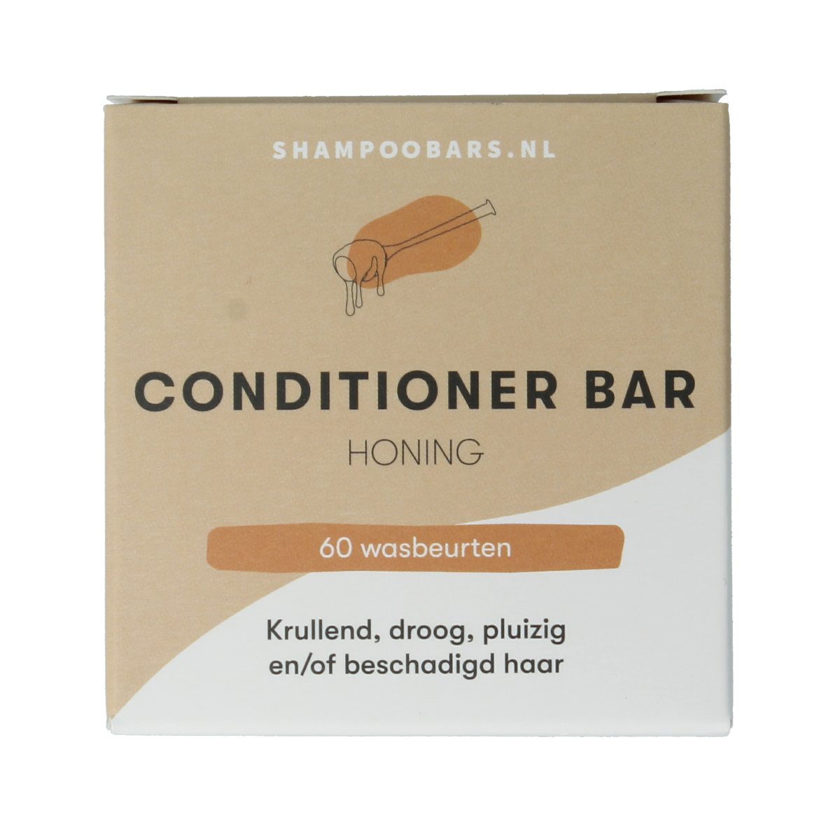 Shampoobars conditioner bar honing, 45g, natural hair care product from Shampoobars with a sleek packaging design.