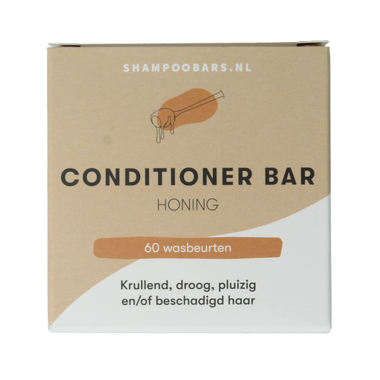 Shampoobars conditioner bar honing, 45g, natural hair care product from Shampoobars with a sleek packaging design.