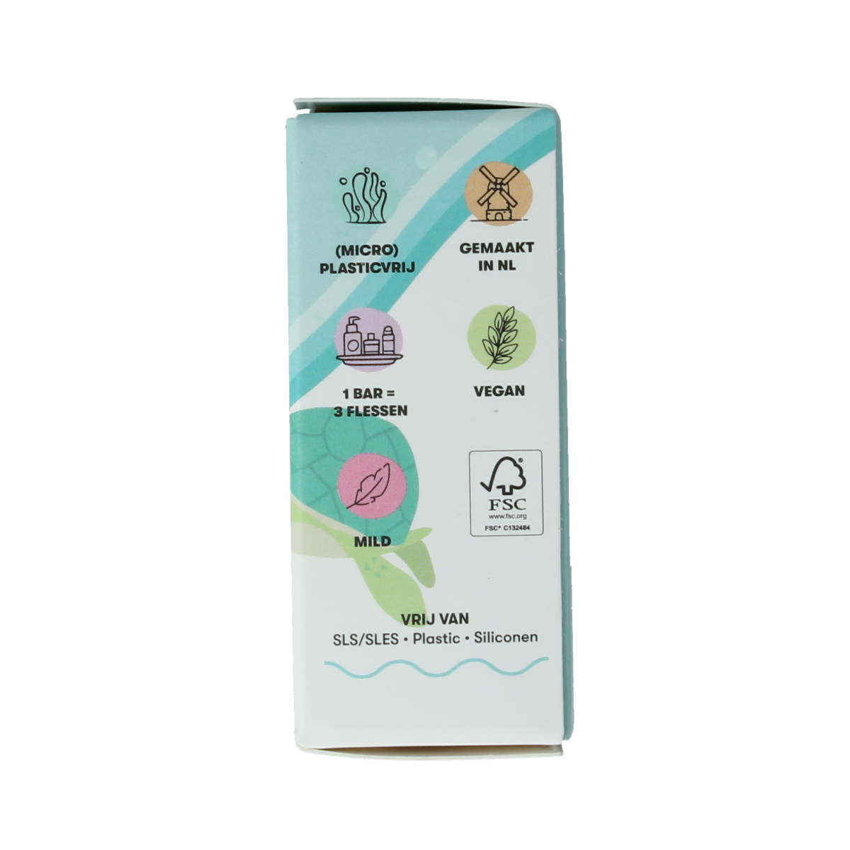 Shampoobars 3-in-1 baby bar with babypoeder, 60g, natural body care bar for gentle cleansing of babies' skin.