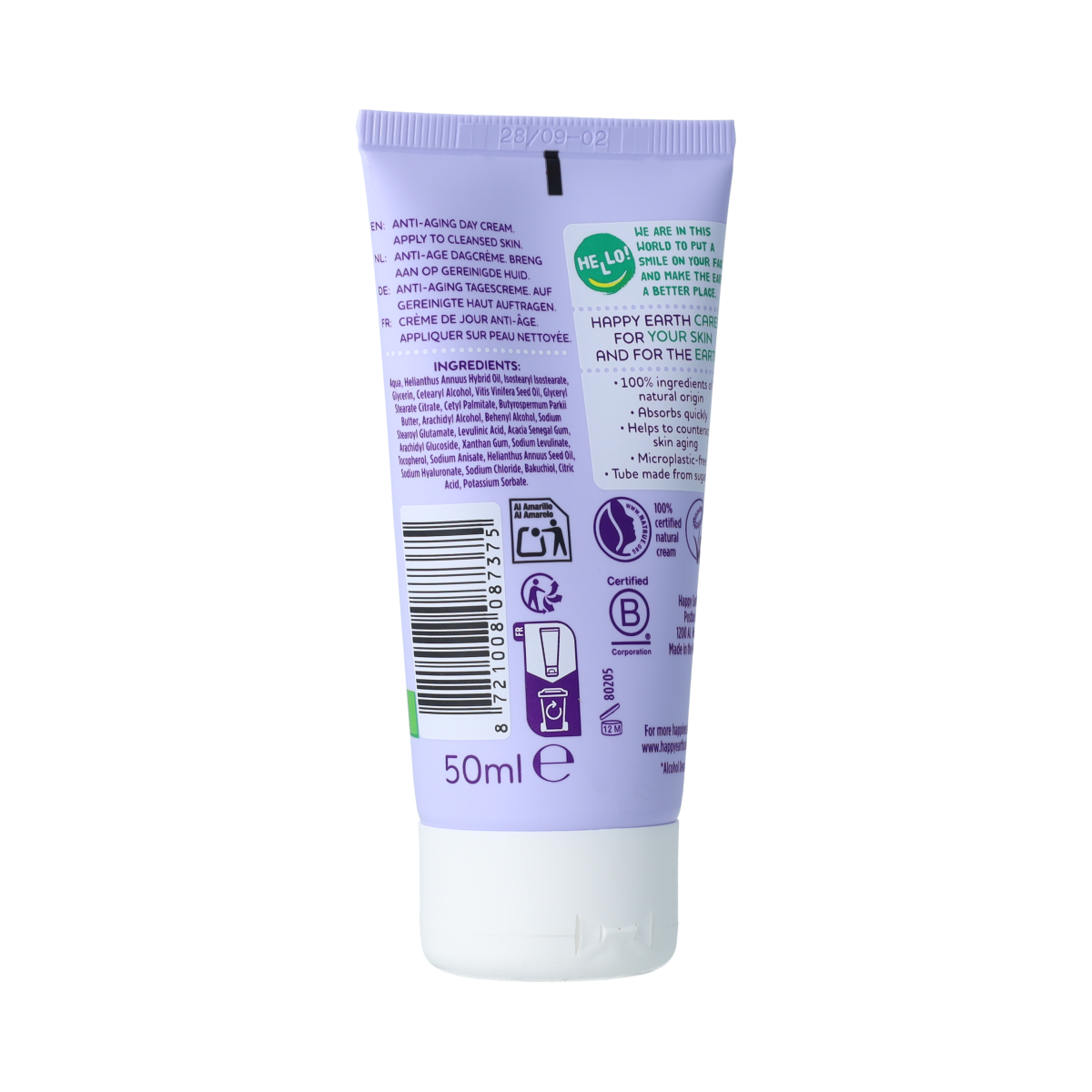 Happy Earth Happy Earth Anti-Age day cream 50.00 Milliliter