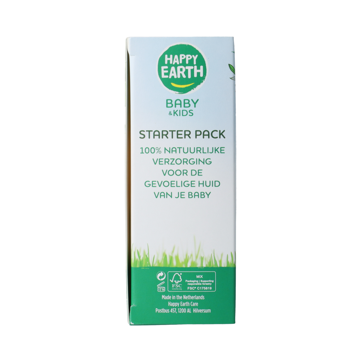 Happy Earth Baby & Kids Starter Pack 200ml with gentle skincare products for infants and toddlers, natural and safe for sensitive skin.